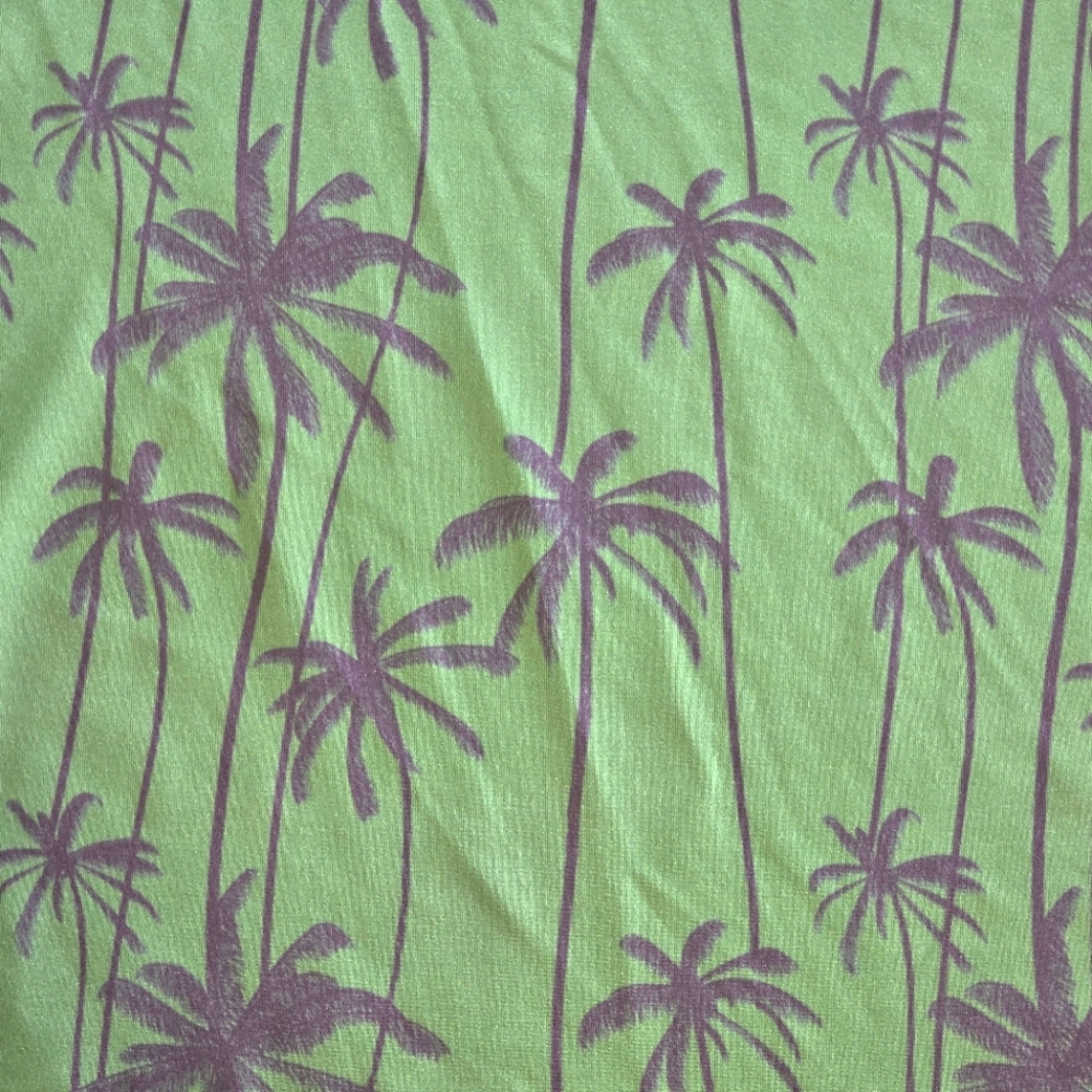 Sunday Swagger Palm Tree Print Golf Polo Shirt 4XL - Picture 4 of 6